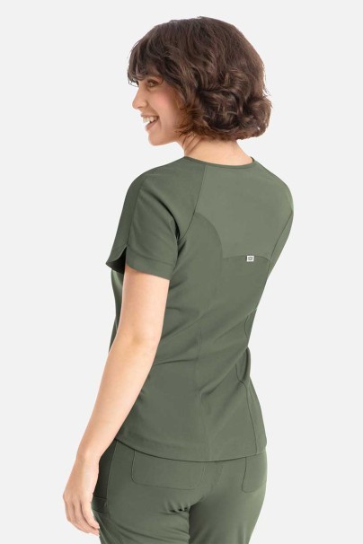 Komplet medyczny damski Maevn Embrace (bluza Luna, spodnie Nora) oliwkowy-3