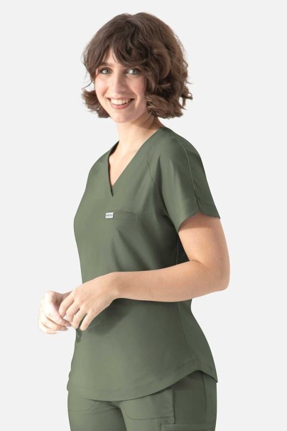 Komplet medyczny damski Maevn Embrace (bluza Luna, spodnie Nora) oliwkowy-2