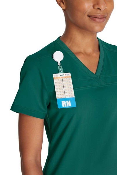 Komplet medyczny damski Dickies Balance (bluza V-neck, spodnie Mid Rise) zielony-4