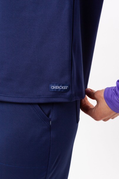 Bluza medyczna damska Cherokee Achieve Crew Neck ciemny granat-5