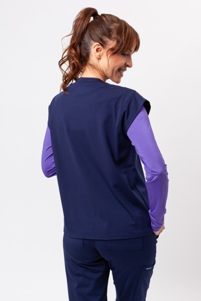 Bluza medyczna damska Cherokee Achieve Crew Neck ciemny granat-2