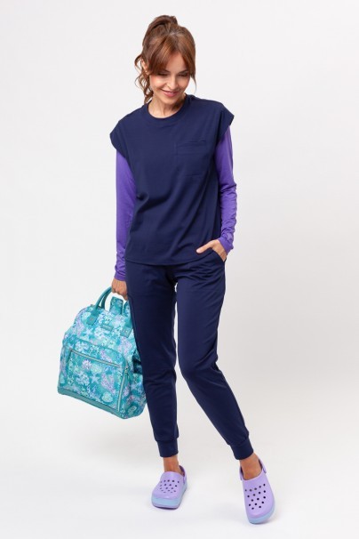 Spodnie medyczne damskie Cherokee Achieve Jogger ciemny granat-11