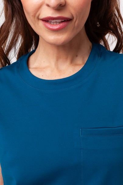 Bluza medyczna damska Cherokee Achieve Crew Neck karaibska-3