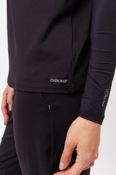 Bluza medyczna damska Cherokee Achieve Crew Neck czarna-7