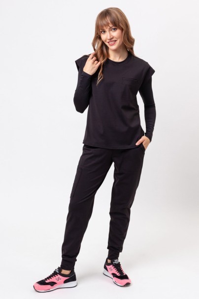 Spodnie medyczne damskie Cherokee Achieve Jogger czarne-6