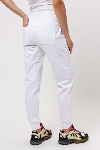 Spodnie medyczne damskie Cherokee Achieve Jogger białe-2