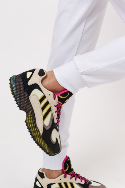 Spodnie medyczne damskie Cherokee Achieve Jogger białe-7