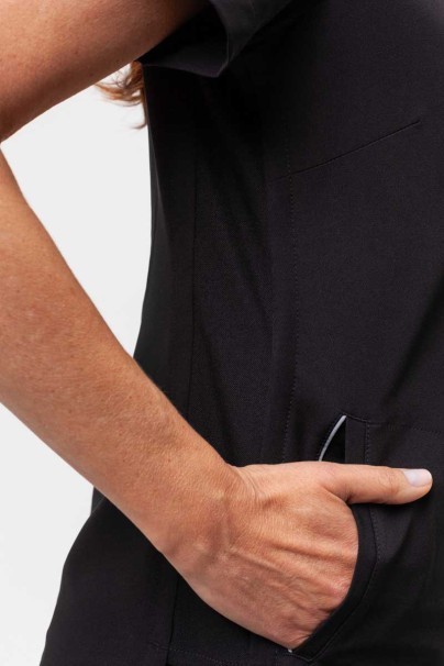 Bluza medyczna damska Healing Hands Skyler czarna-6