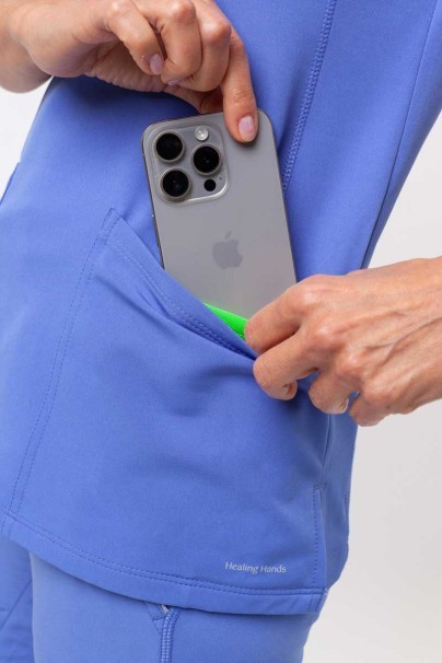 Bluza medyczna damska Healing Hands Sonia klasyczny błękit-7