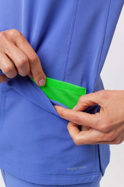 Komplet medyczny damski Healing Hands (bluza Sonia, spodnie Nisha) klasyczny błękit-9