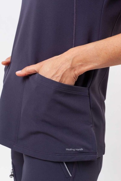 Bluza medyczna damska Healing Hands Sonia szara-7