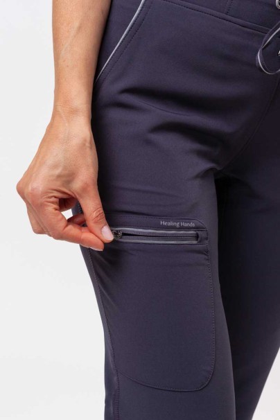 Spodnie medyczne damskie Healing Hands Nisha szare-6