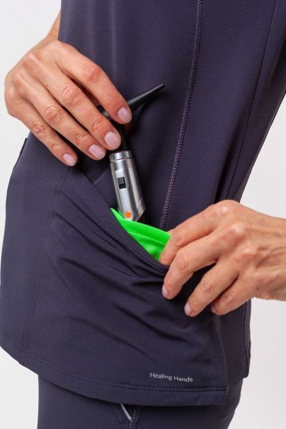 Komplet medyczny damski Healing Hands (bluza Sonia, spodnie Nisha) szary-8