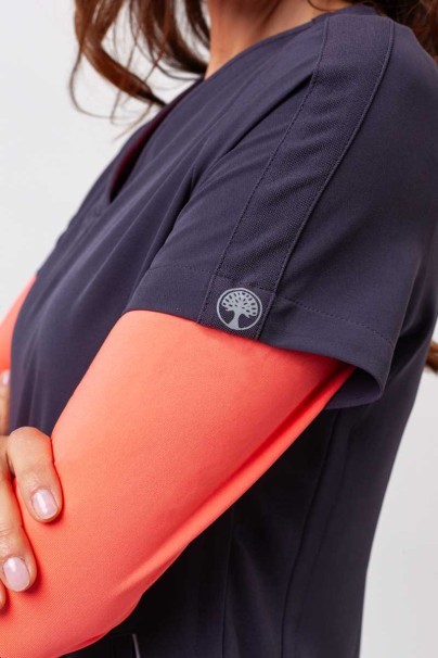 Bluza medyczna damska Healing Hands Skyler szara-6