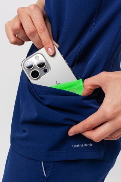 Komplet medyczny damski Healing Hands (bluza Sonia, spodnie Nisha) ciemny granat-9