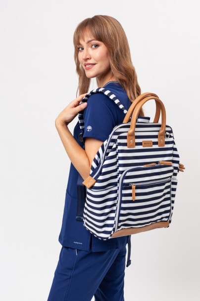 Komplet medyczny damski Healing Hands (bluza Sonia, spodnie Nisha) ciemny granat-6