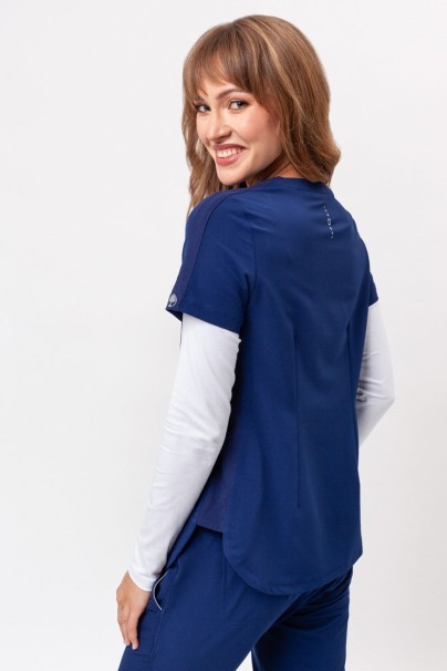 Bluza medyczna damska Healing Hands Skyler ciemny granat-3