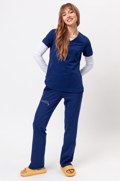 Bluza medyczna damska Healing Hands Skyler ciemny granat-2