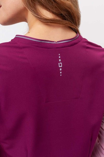 Bluza medyczna damska Healing Hands Sonia wiśniowa-4