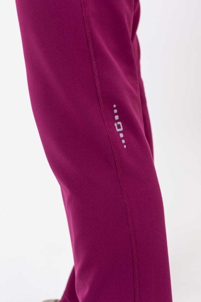 Spodnie medyczne damskie Healing Hands Nisha wiśniowe-6
