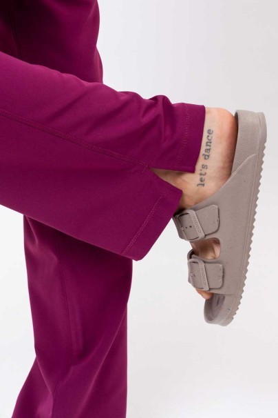 Spodnie medyczne damskie Healing Hands Nisha wiśniowe-8