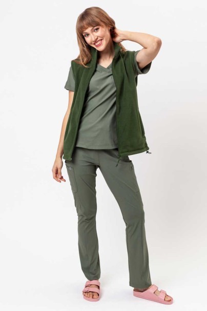 Kamizelka polarowa damska Malfini Next butelkowa zieleń-2