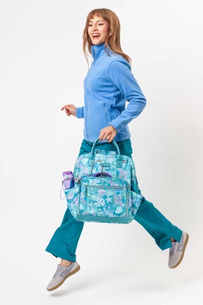 Bluza polarowa damska Malfini Fleece Jacket lazurowa-6