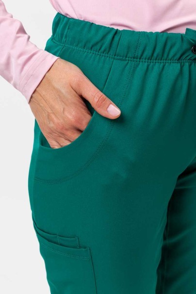 Spodnie medyczne damskie Healing Hands Rebecca Flare zielone-4
