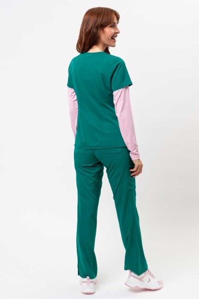 Bluza medyczna damska Healing Hands Monica V-neck zielona-6