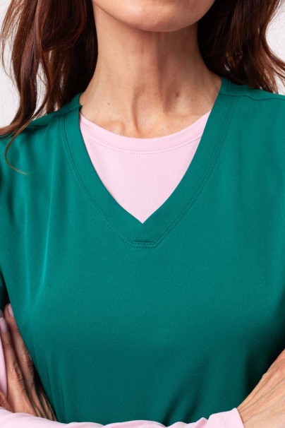 Bluza medyczna damska Healing Hands Monica V-neck zielona-7