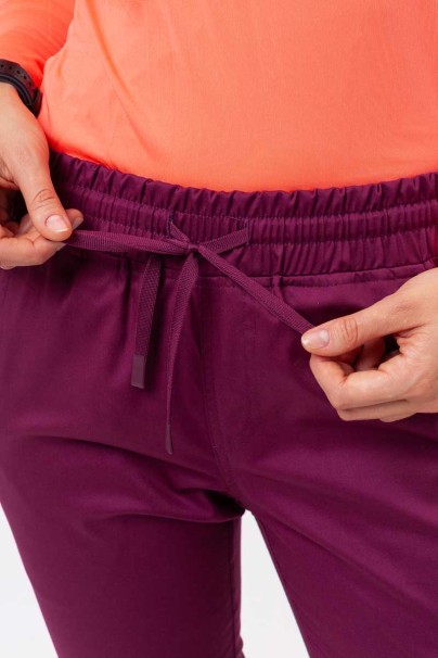 Komplet medyczny damski Uniforms World Alyssa & Zora burgundowy-11