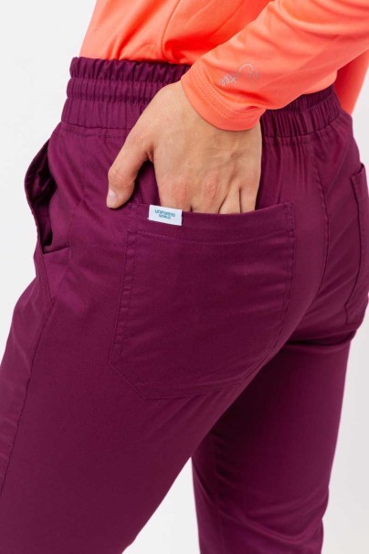 Komplet medyczny damski Uniforms World Alyssa & Zora burgundowy-10