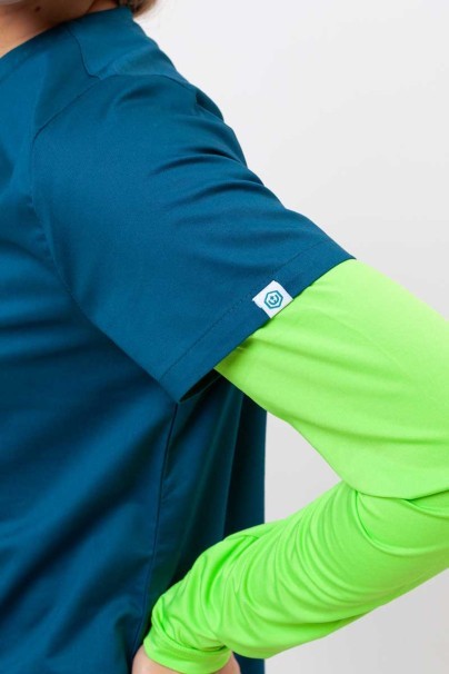 Bluza medyczna damska Uniforms World Alyssa karaibski błękit-4