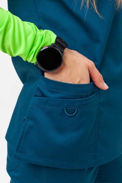 Bluza medyczna damska Uniforms World Alyssa karaibski błękit-5