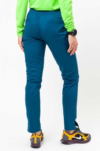 Spodnie medyczne damskie Uniforms World Zora karaibski błękit-2