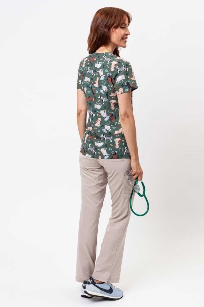 Kolorowa bluza damska Maevn Prints Cuddly Checkup-6