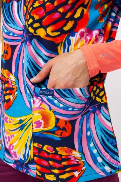 Bluza medyczna damska Cherokee Prints V-neck Winging It-4