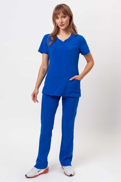 Spodnie medyczne damskie Cherokee Infinity Slim Pull-on granatowe-2