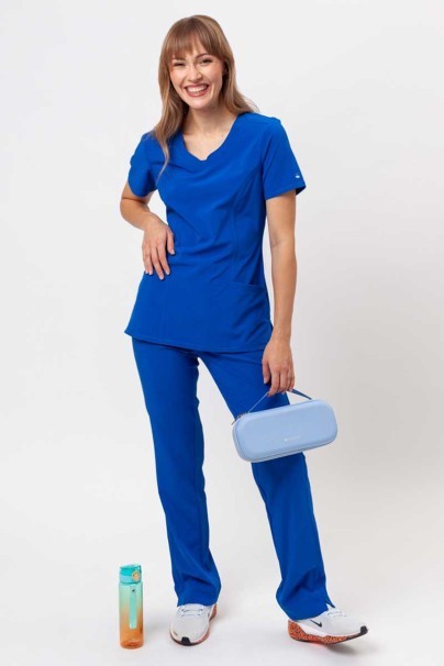Spodnie medyczne damskie Cherokee Infinity Slim Pull-on granatowe-9