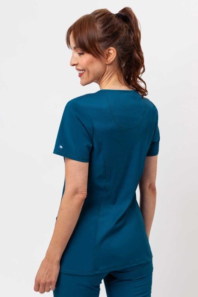 Bluza medyczna damska Cherokee Infinity Round Neck karaibski błękit-2