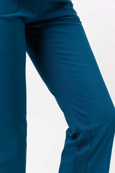 Spodnie medyczne damskie Cherokee Infinity Slim Pull-on karaibski błękit-5