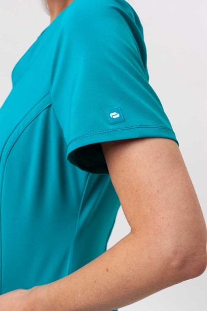 Bluza medyczna damska Cherokee Infinity Round Neck morski błękit-5