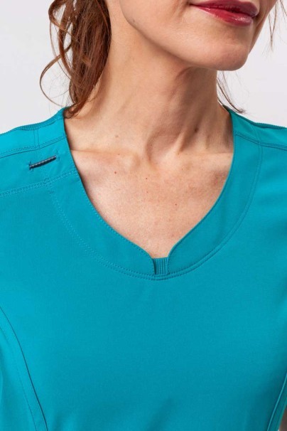 Bluza medyczna damska Cherokee Infinity Round Neck morski błękit-3
