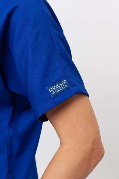 Komplet medyczny damski Cherokee Originals (bluza V-neck, spodnie N.Rise) granatowy-6