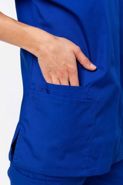 Komplet medyczny damski Cherokee Originals (bluza V-neck, spodnie N.Rise) granatowy-7