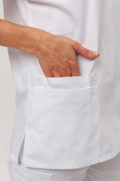 Komplet medyczny damski Cherokee Originals (bluza V-neck, spodnie N.Rise) biały-6