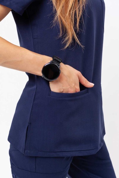 Bluza medyczna damska Uniforms World 518GTK™ Phillip ciemny granat-5