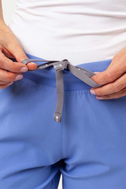 Komplet medyczny damski Maevn Momentum (bluza Dolman, spodnie Flare Leg) klasyczny błękit-13