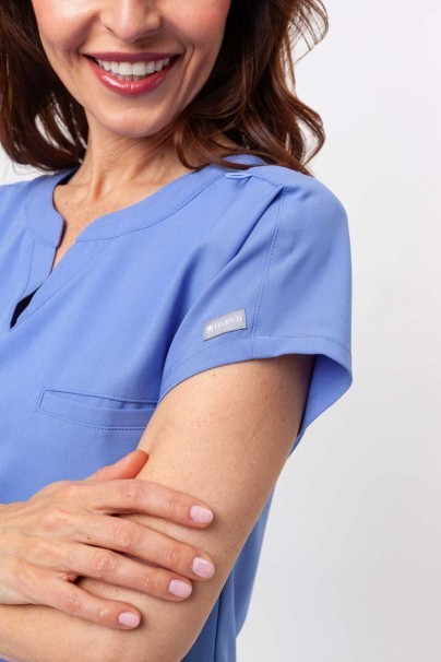 Bluza medyczna damska Maevn Momentum Dolman klasyczny błękit-5