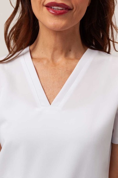 Bluza medyczna damska Sunrise Uniforms Premium Aura biała-3